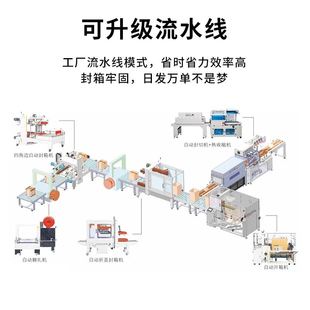 十字封箱机邮政1 自动封箱机转角式 13号纸箱打包生鲜泡沫箱快速封