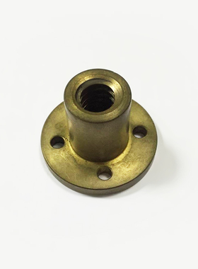 替米思米MTSFL8/12/16/22/25/32/50/30度梯形丝杠螺帽 带圆法兰型