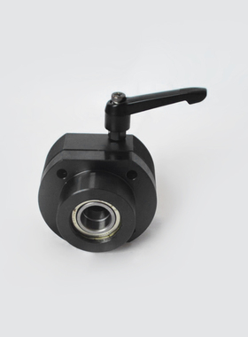 替米思米MRWZ-LP12/LP15/固定侧支座组件30度梯形丝杆 方型支撑座
