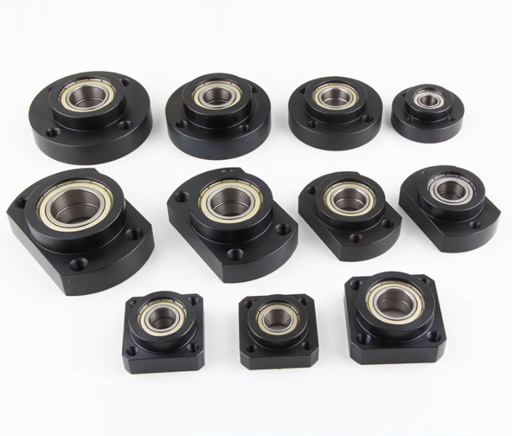 替代米思米 BGRE/BGSE/BGCE/带扣环双轴承座组件圆 方 切边法兰型