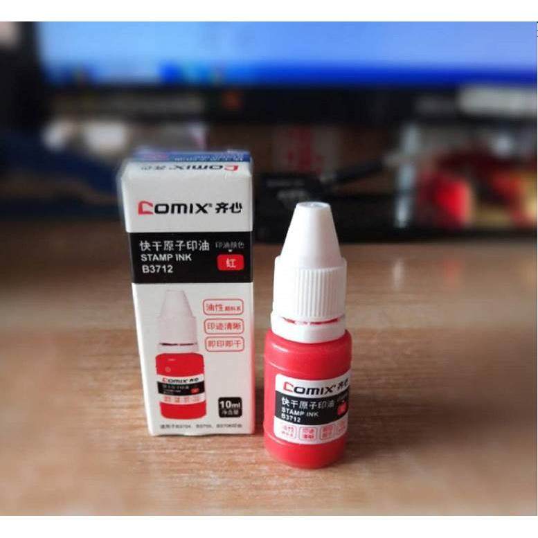 印油10ml 印章印油红色快干印章油印油印章墨水红色财务发票章