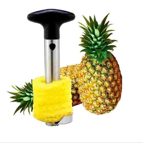 304不锈钢菠萝刀削菠萝专用刀2259去眼器夹子切凤梨削皮工具神器