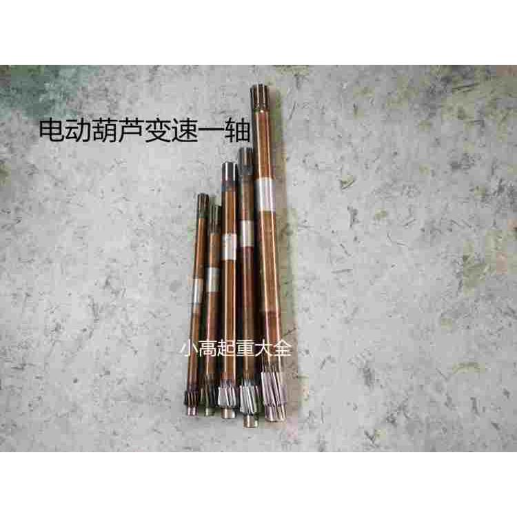 起重机电动葫芦变速箱后肚一轴1T2T3T5T10T减速机齿轮轴
