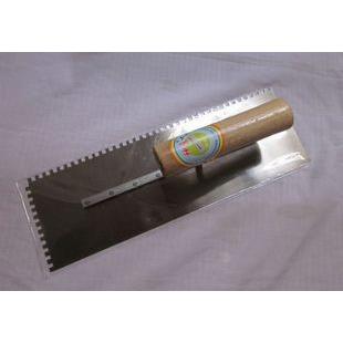 神匠方齿6*6抹刀 带齿刮板 抹泥板 泥抹子 泥板抹刀 锯齿镘刀