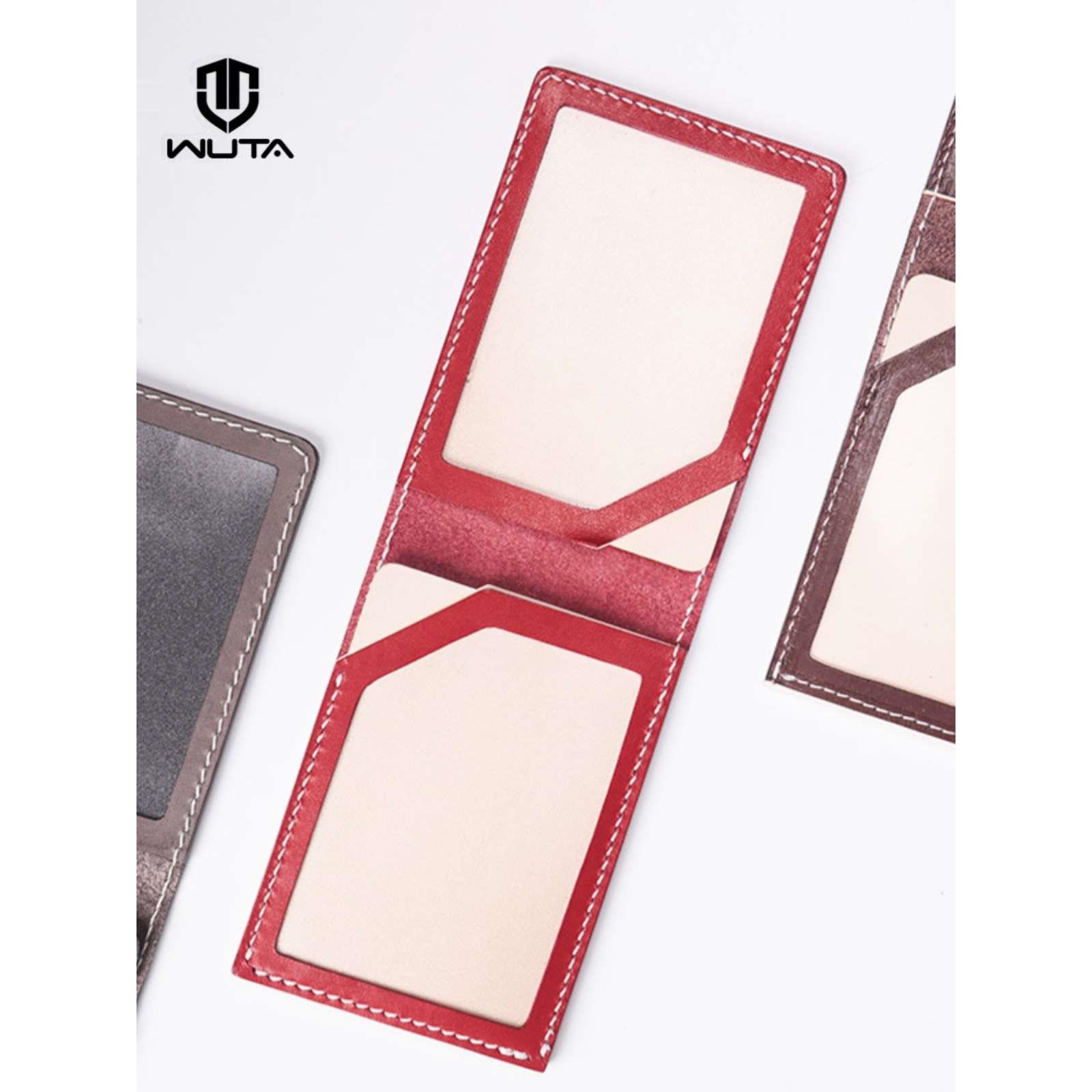 驾驶证材料包植鞣革证件卡包半成品DIY手工皮革皮具图纸皮艺WT757