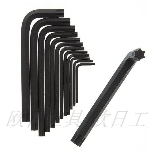 美国波顿 BONDHUS 13件套装六角星形螺丝批梅花扳手 31737 TLS13X