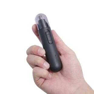 鼻毛修剪器男士电池式可水洗双刃刀头快速修剪刮剃鼻毛机小