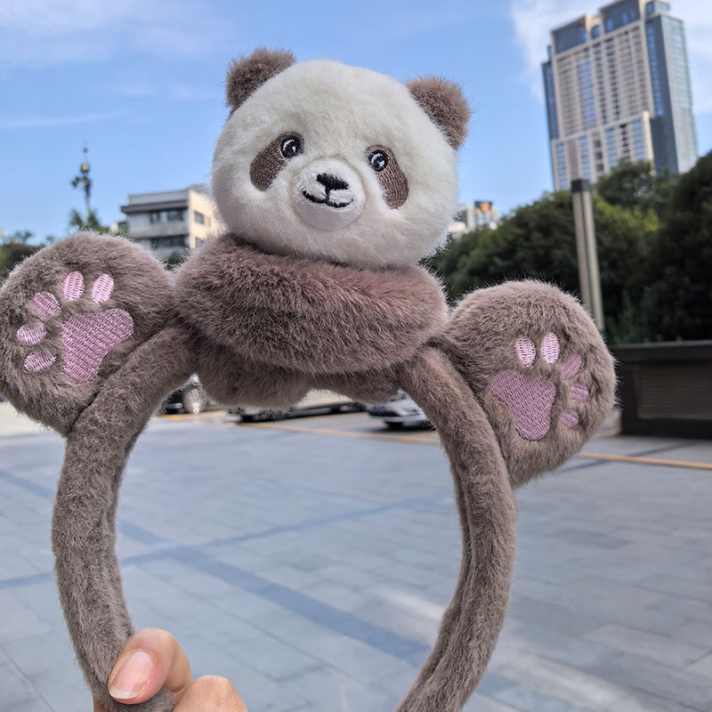 秦憨憨大熊猫七仔发箍