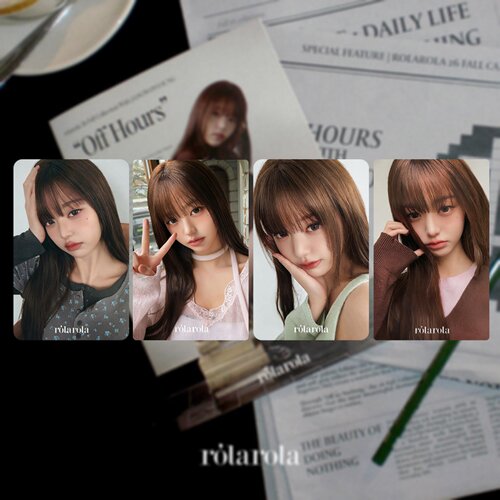 IVE张元英rolarola9.0代言小卡