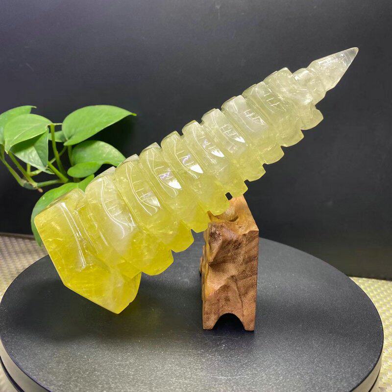厂家 天然粉紫白水晶文昌塔书桌摆件工艺品水晶塔办公家居风水