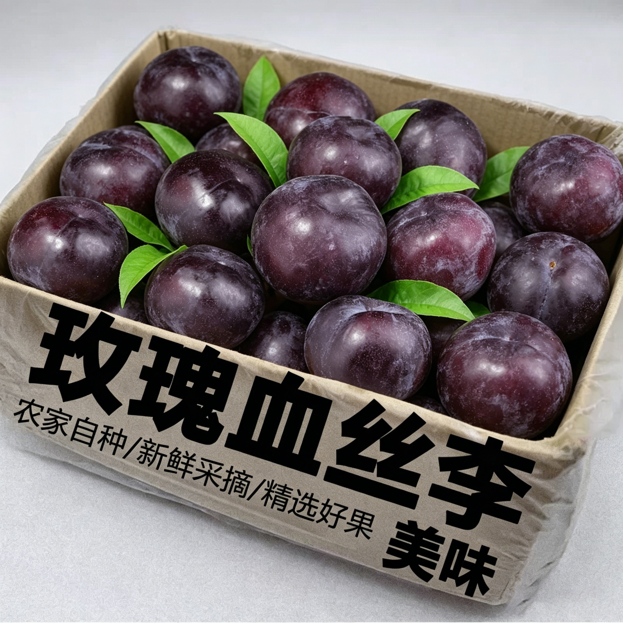 玫瑰血丝李玫瑰李子应当季现摘红心李子黑布林红肉恐龙蛋整箱