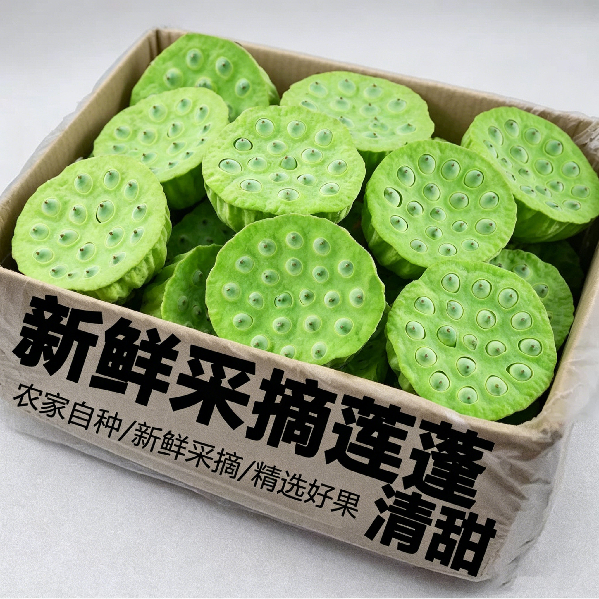 【顺丰可选】特嫩莲蓬精选不苦时令蔬菜现摘生吃手剥莲子即食孕妇