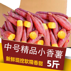 力荐！5斤新鲜小香薯整箱包邮