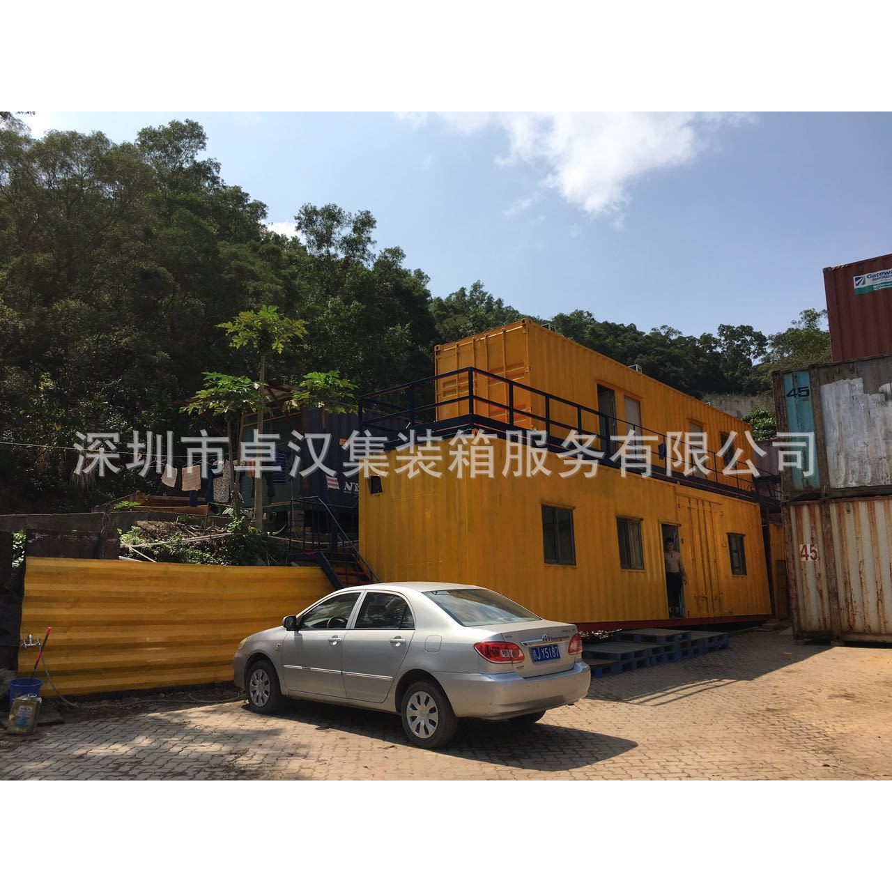 深圳出售8成新二手集装箱/海运集装箱、15989382504