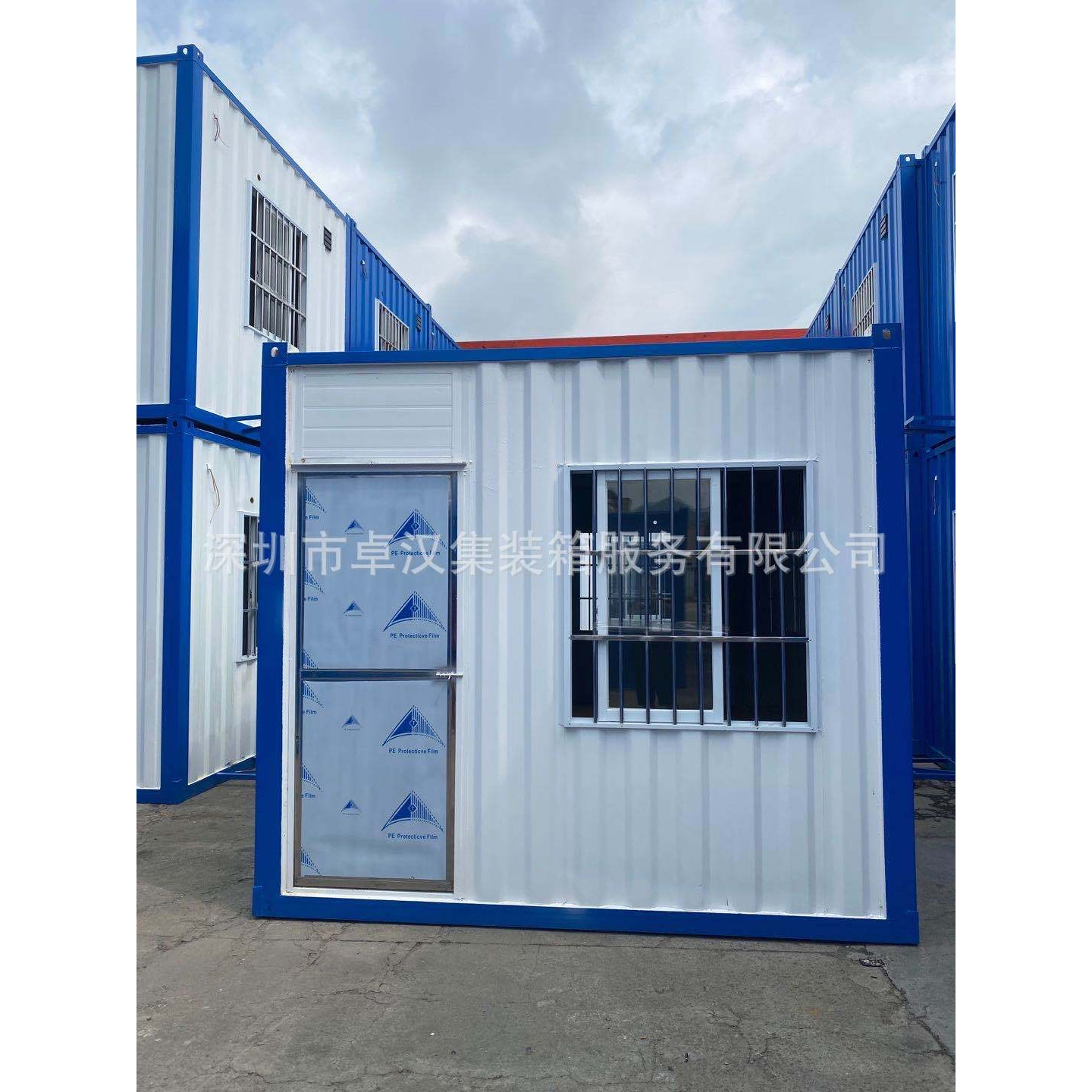 深圳集装箱房活动房轻钢房出售出租 大波浪集装箱房
