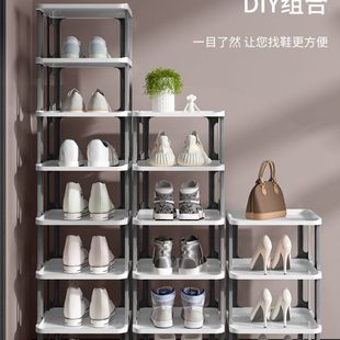 柜 鞋 架简易宿舍鞋 子收纳神器家用小办公室窄缝夹缝鞋 架户型门口鞋