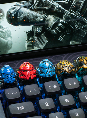 沃茨键研战锤40K单颗个性键帽树脂客制化机械键盘键帽EscR4wootin