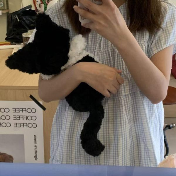 猫咪毛绒笔袋可爱猫咪玩偶生日礼物超ins毛绒玩具公仔萌