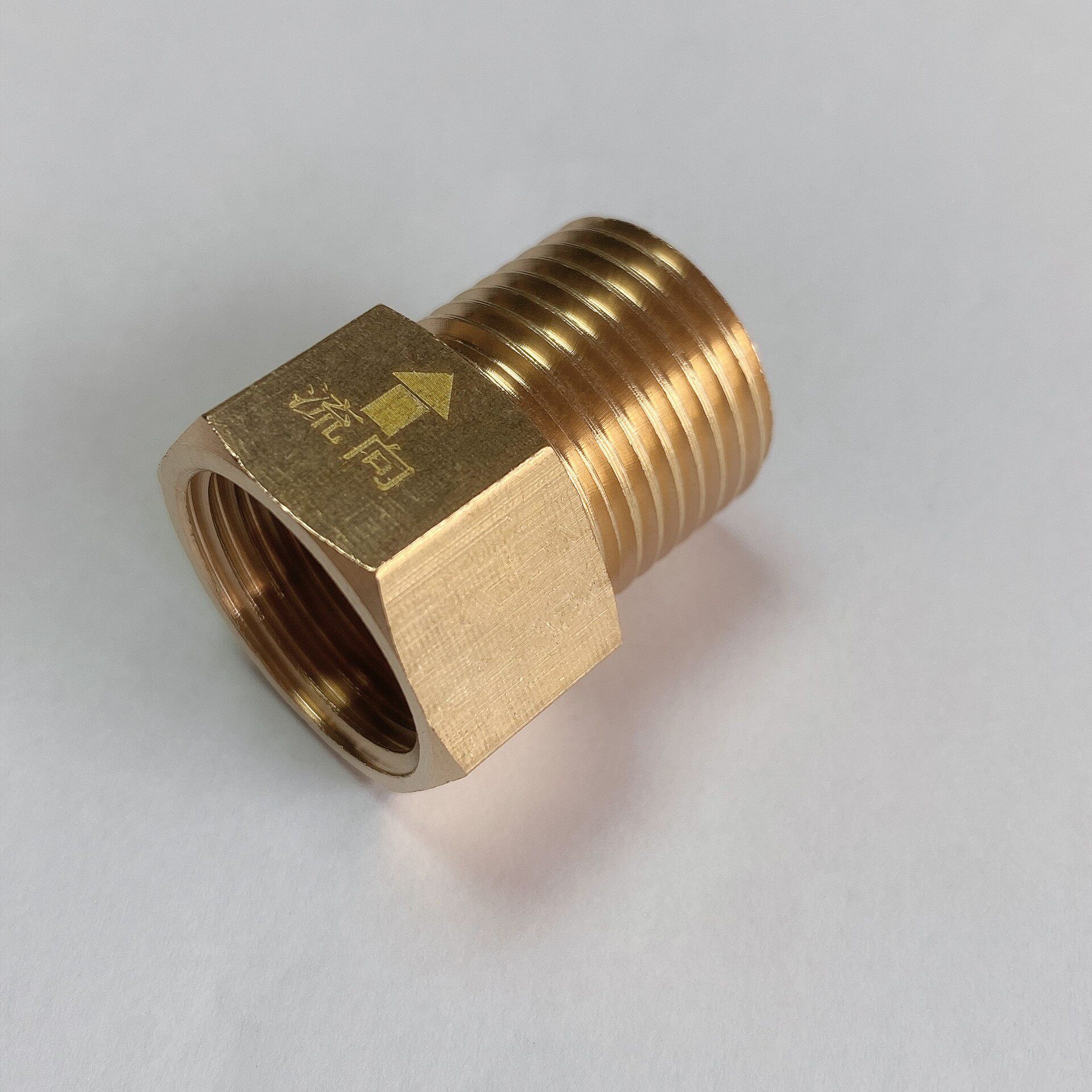 单向止回阀卫生间水管马桶防反水水表逆止阀热水器4分回水止逆阀