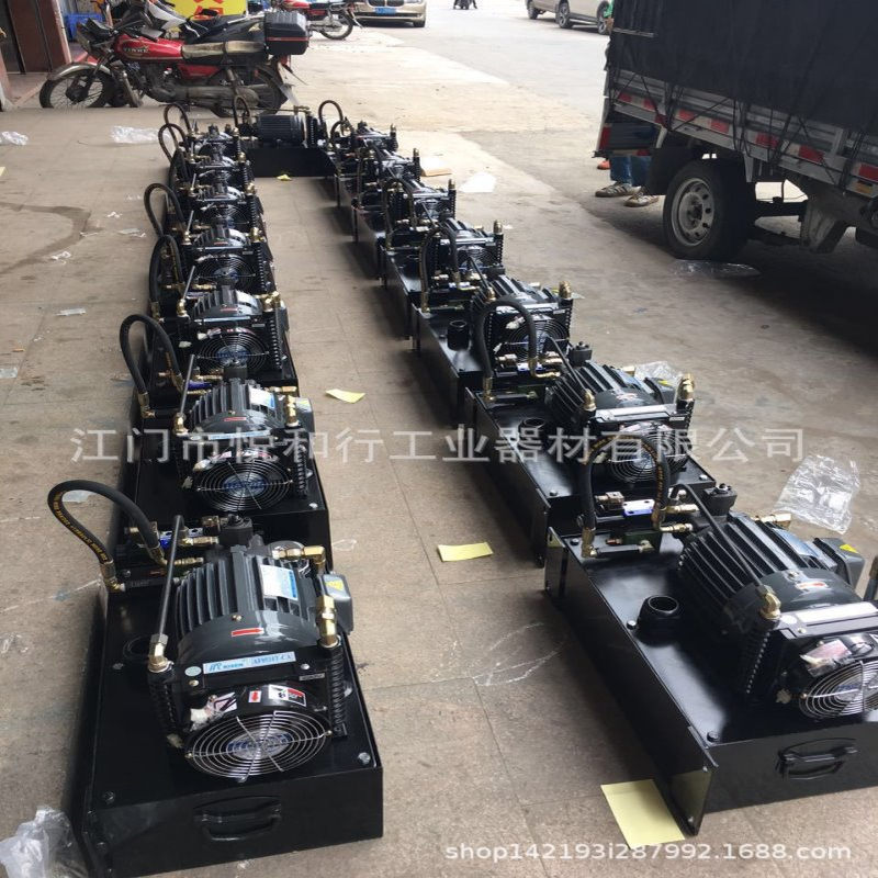 液压站0.75KW+VP12FR+40L数控机床液压系统,保压油压站