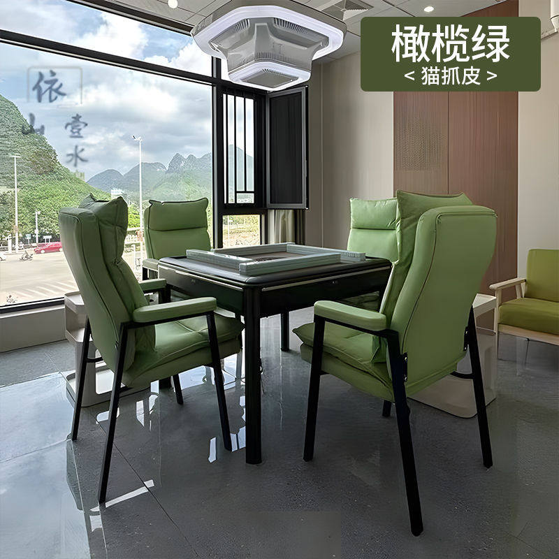 老人胖人棋牌室麻将馆麻将椅办公椅茶楼家用双层靠背椅子包邮