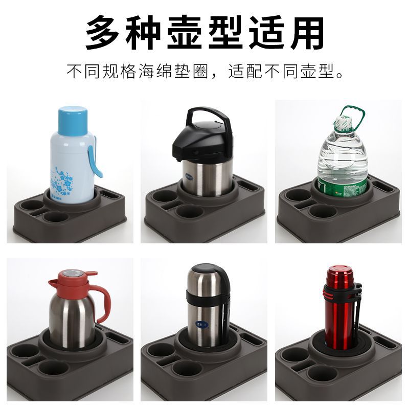 车载保温壶防倒固定水壶架