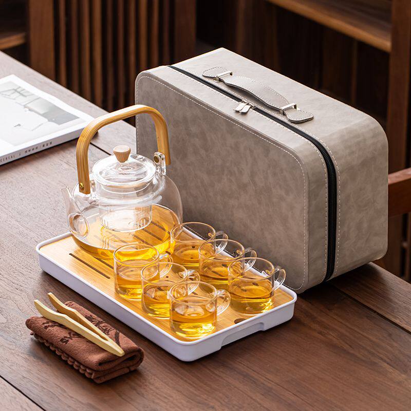 玻璃茶具套装家用轻奢高档泡茶壶套装喝茶茶具办公室套装2025新款