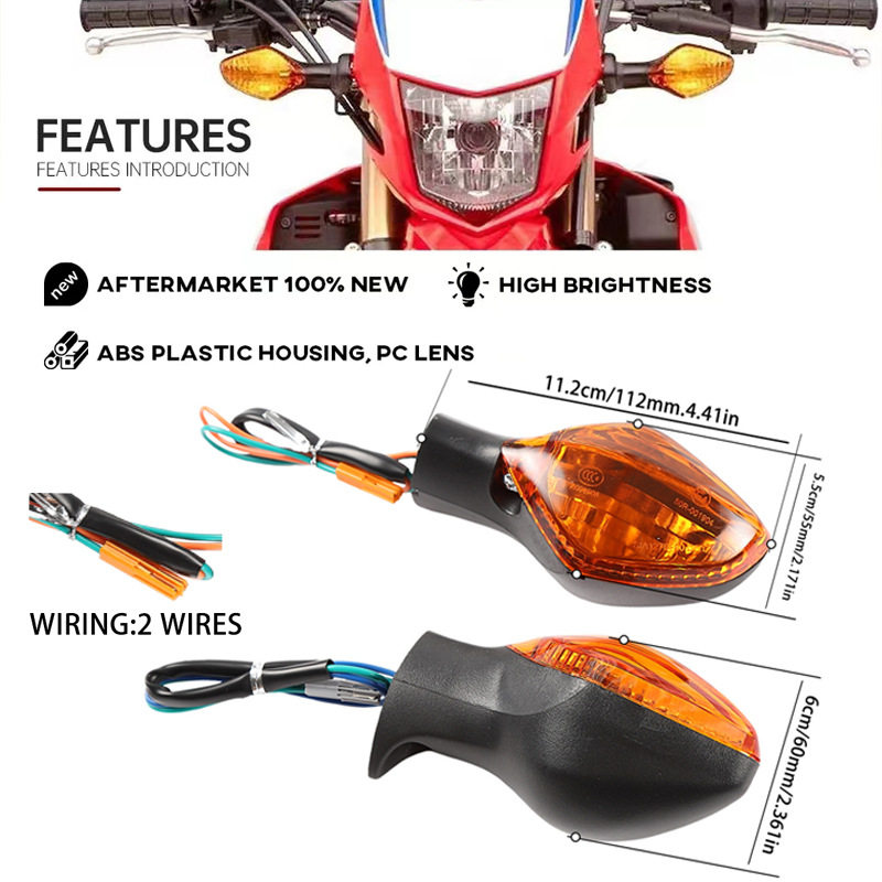 摩托车配件 CRF250L/NC700X/NC700S/CBR500前后转向灯转弯指挥灯