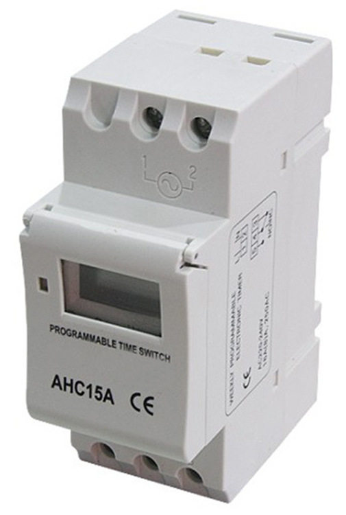 厂家供应 AHC15A工业定时器 电子计时器 导轨安装计时器 时空开关