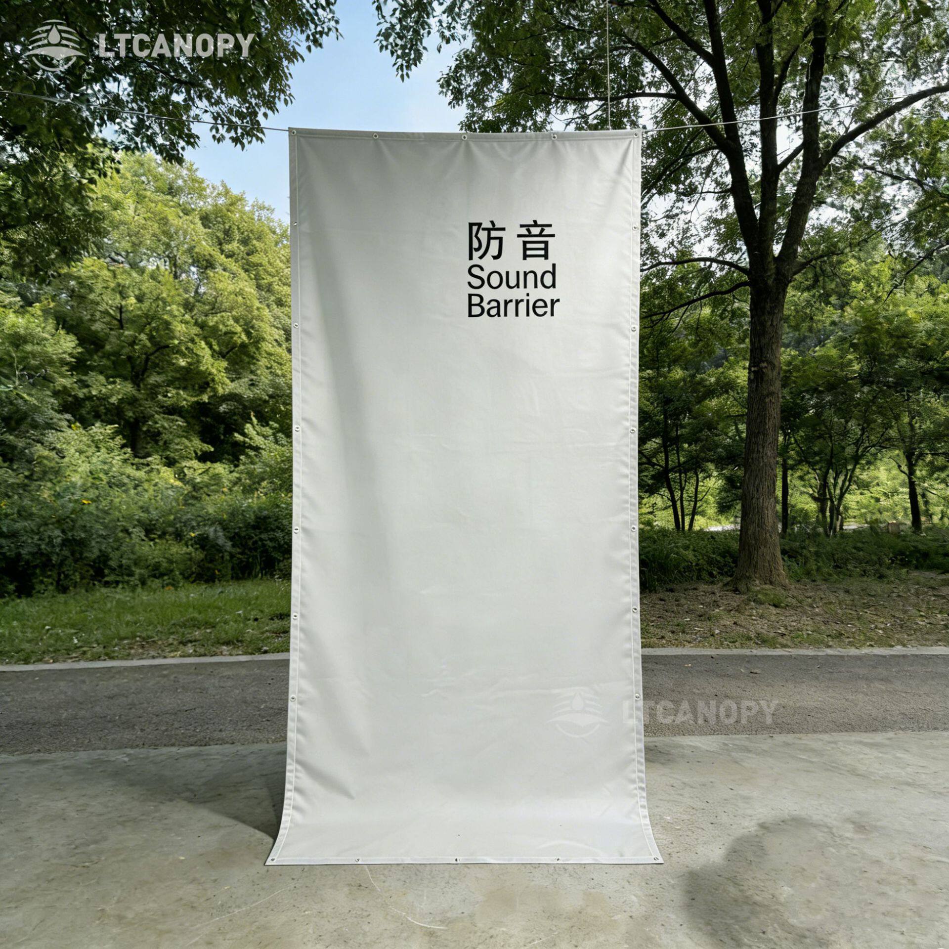 跨境爆款货源防音隔音布加厚耐磨PVC防炎布降噪隔音屏障量大从优