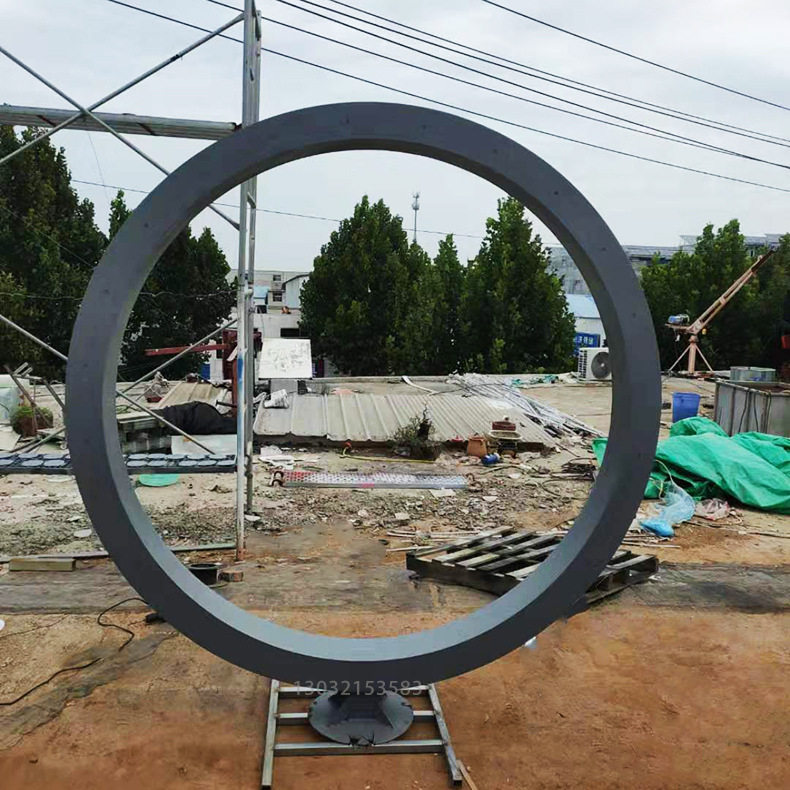 21抖音网红打卡户外拍照道具厂家制作银色水雾门 人工造雾机设备