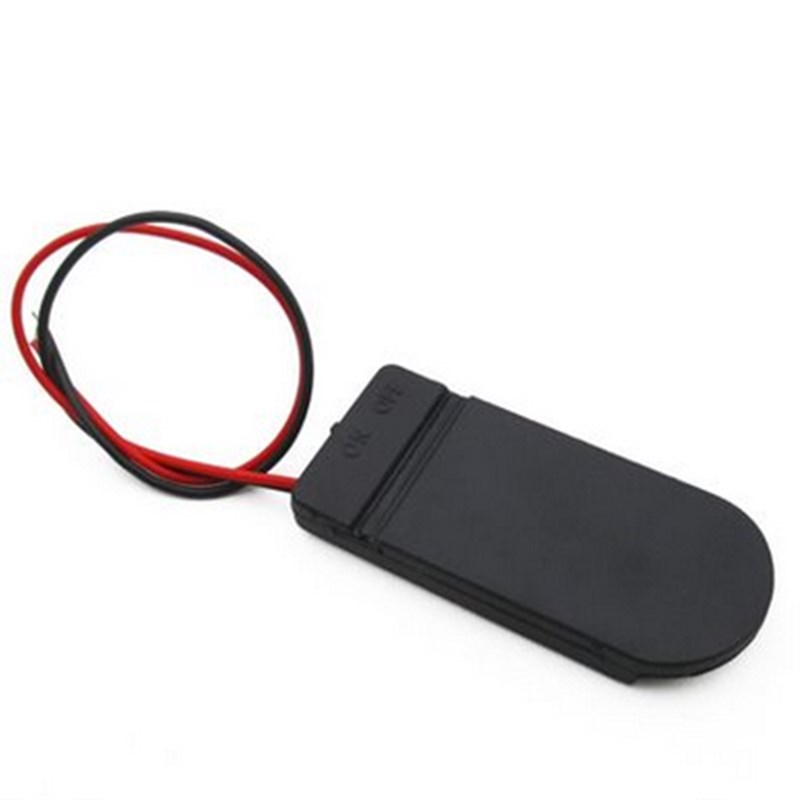 双CR2032电池盒/电池座 装2粒2032纽扣电池 翻盖/带开关