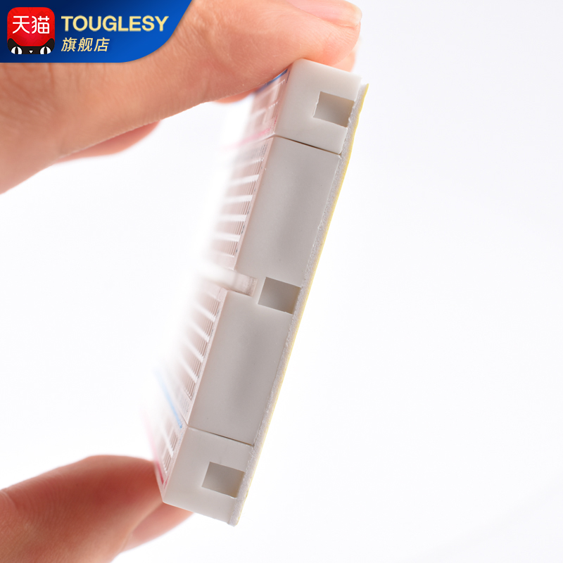 400孔带背胶可拼接面包板洞洞实验板 14种140根面包板连接线 电源