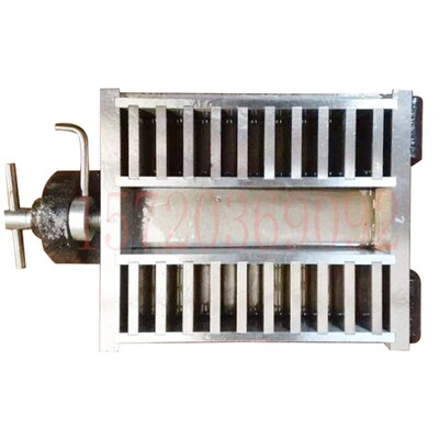 404010mm三联砂浆保温试模钢制可拆 保温砂浆钢模(带底)