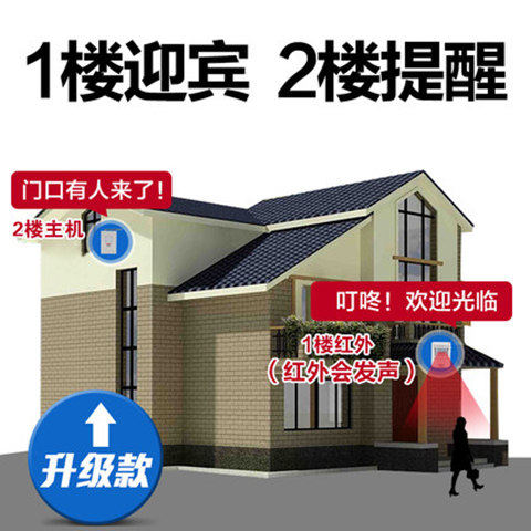 分体式门铃欢迎光临迎宾感应门铃红外无线店铺家用防盗主机报警器,全屋定制,柜体,淘宝优惠券,粉丝福利购,淘宝优惠卷