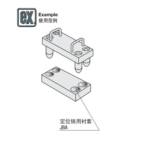 精密级定位销圆柱衬套JBAN JBAMN JBAUP JBAU JBA6/8检查夹具衬套