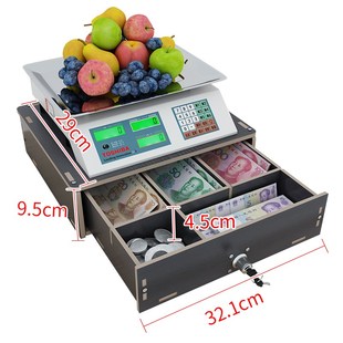 收钱箱商用摆摊收银盒超市收款机配件抽屉带锁钱箱子现金钱柜零钱