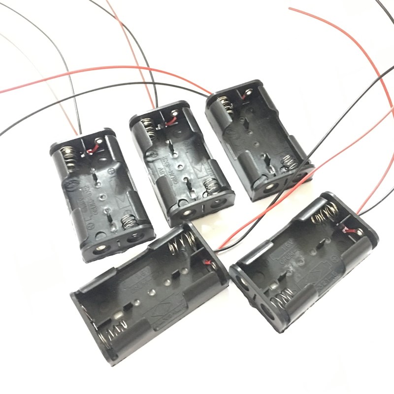 电池盒 二节五号 可装2节5号电池盒 带粗线(5只)