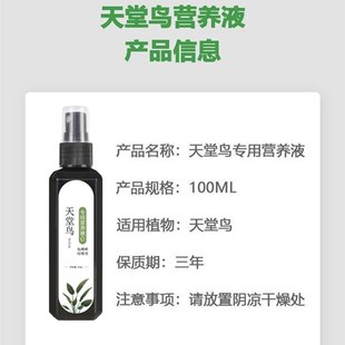 天堂鸟营养液专用肥治黄叶卷边烂根急救家用盆栽鹤望兰花肥料养护