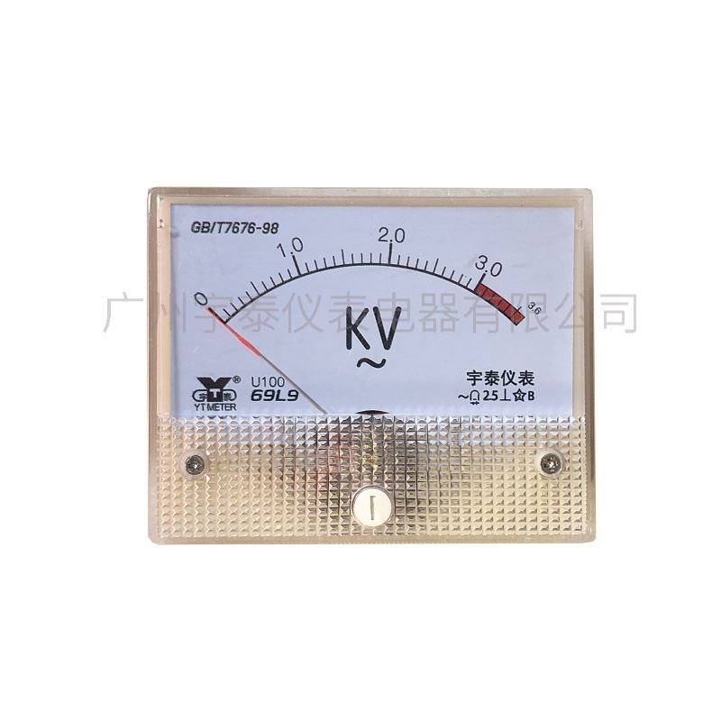 69L9交流电压表3kv 36kv千伏高压表配套电压互感器用3000v