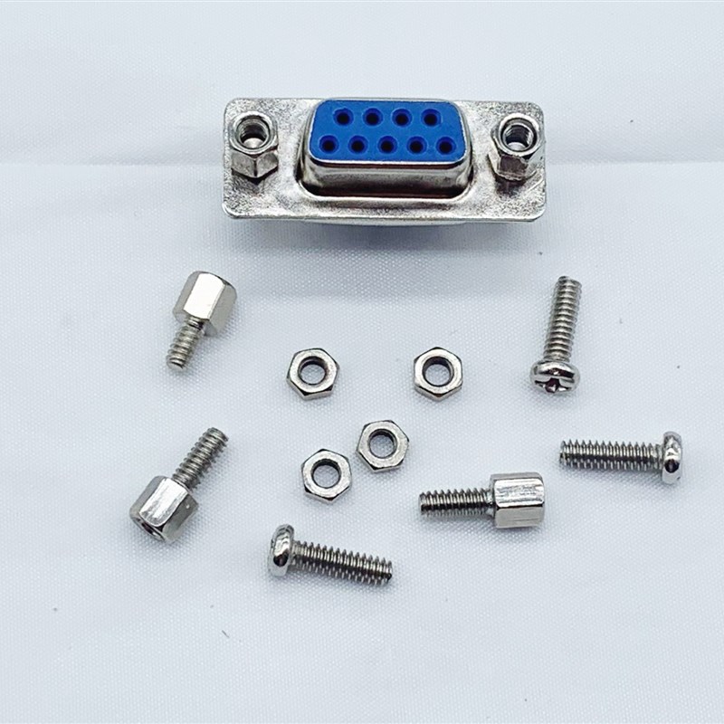 DB头十字槽螺丝4#-40*5+7DB9串口螺丝DB头六角螺柱VGA螺柱DB25DB9