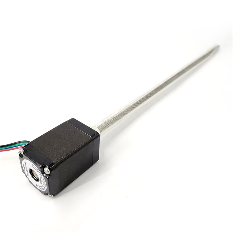 超长28步进电机丝杆T型丝杆步进电机往复直线电机带螺母丝杆285mm