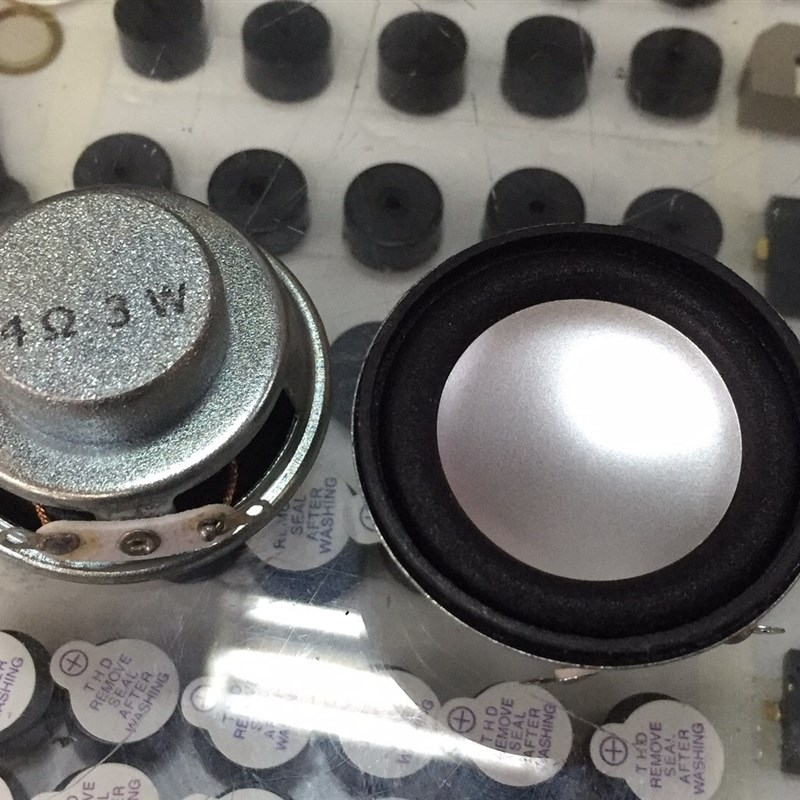 扬声器 迷你功放常用音箱小喇叭3W/4R 3瓦/4欧 直径4CM 大磁