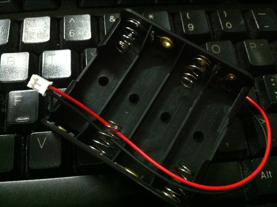 电池盒 4节5号电池盒 6V电池盒XH-2P 1007-22# 间距2.0MM-2P