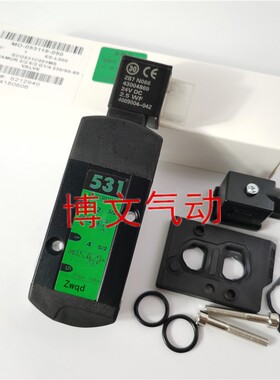 电磁阀SCG531C001MS气动控制换向阀板式二分G531C001MS