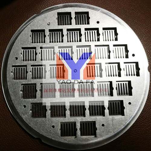 定制不锈钢材质精密掩膜板含固定掩膜板托盘样品硅片固定架定制