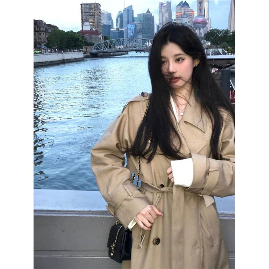 风衣外套女2026秋季新款