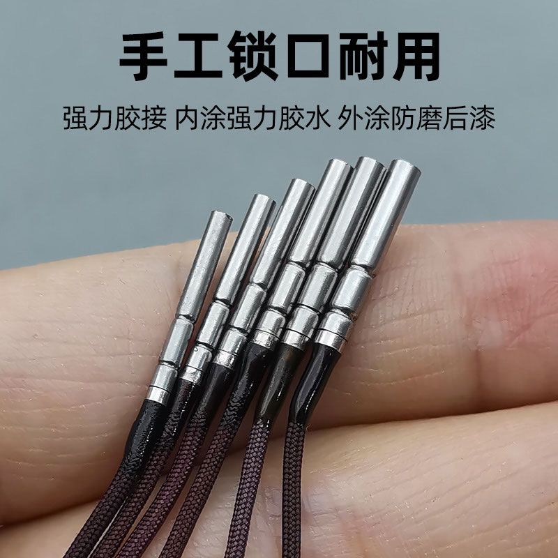 鱼竿头稍绳连接器竿稍转环万向旋转头不锈钢360度鱼杆尖竿稍绳