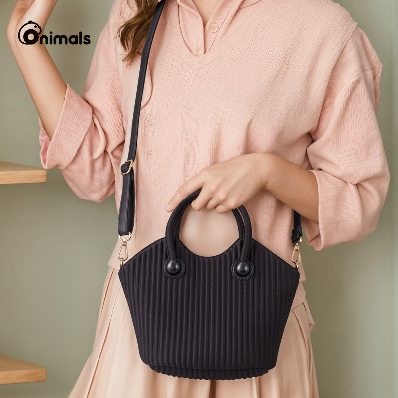 onimals空气感托特包女2025新款菜篮子单肩斜跨大容量通勤包