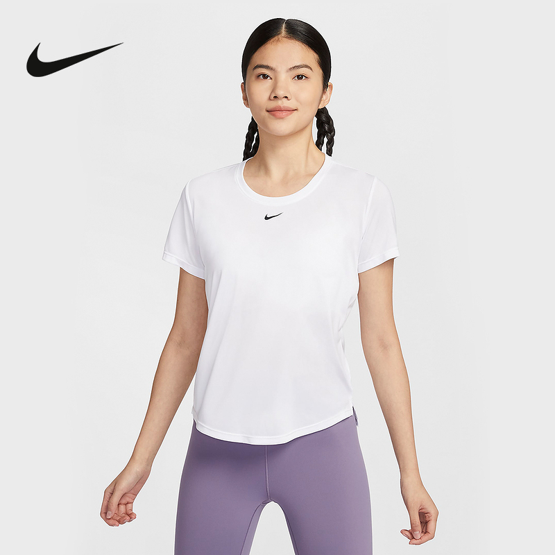 NIKE耐克短袖女夏季健身训练速干透气运动半袖跑步T恤DD0639-100
